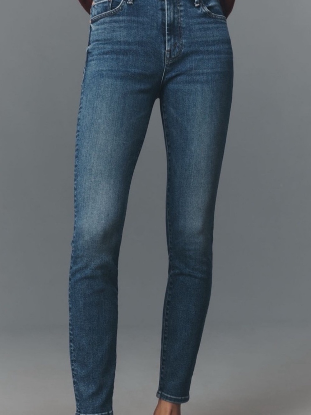 MOTHER high waisted LOOKER Classic High-Rise Skinny Jeans in Medium Blue SZ 29